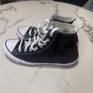 Converse Classic Black and White High-Top Sneakers